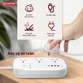 Ổ cắm điện Wifi thông minh kết nối App Drapow SK25 2500W