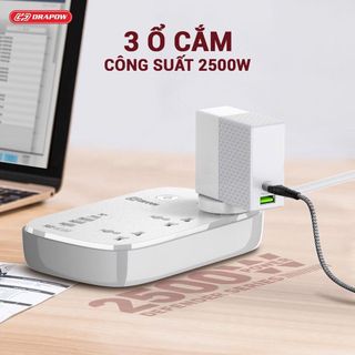 Ổ cắm điện Wifi thông minh kết nối App Drapow SK25 2500W