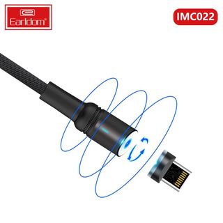 Cáp Sạc Nam Châm 3 Đầu 3in1 Chính Hãng Earldom IMC - 022 Dài 1,2M