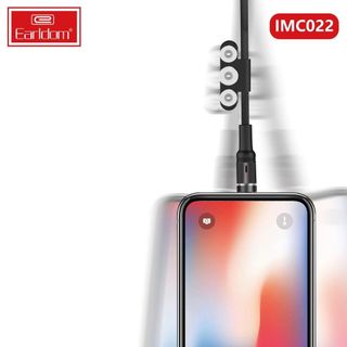 Cáp Sạc Nam Châm 3 Đầu 3in1 Chính Hãng Earldom IMC - 022 Dài 1,2M