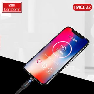 Cáp Sạc Nam Châm 3 Đầu 3in1 Chính Hãng Earldom IMC - 022 Dài 1,2M