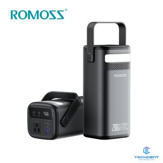 Pin dự phòng 75000mAh ROMOSS PMT705 công suất 200W, có cổng AC - (Hàng ko hộp)