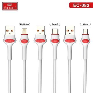 Cáp Sạc Lightning, Tyde-C, Micro Earldom 1M EC-082 Bọc TPE Cao Cấp