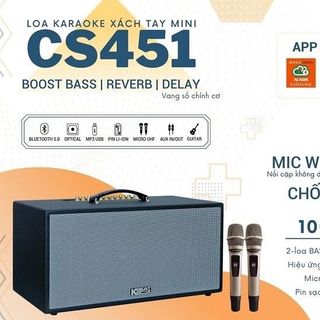 Loa Karaoke Di Động ACNOS CS451 Công Suất 250W Chính Hãng Phân Phối