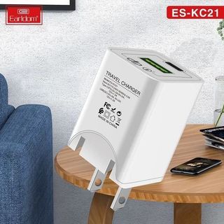 Củ Sạc Nhanh 18W 2in1 Earldom ES-KC21