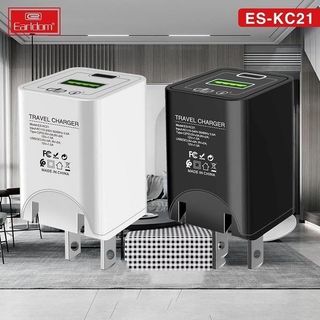Củ Sạc Nhanh 18W 2in1 Earldom ES-KC21