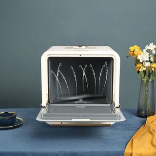 Máy Rửa Chén Bát để bàn mini (4 bộ -5 bộ) có sấy khô phù hợp gia đình nhỏ BLAUPUNKT LB-XW850 (Đức)