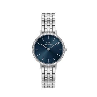 ĐỒNG HỒ NỮ CAO CẤP D WELLINGTON LUMINE DÂY THÉP MẶT TRÒN VIỀN HỘT HỘP NƠ TEM