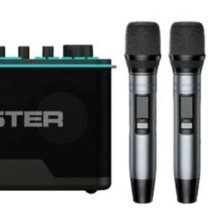 Loa Karaoke MONSTER AirRock SK100 – Loa Livestream 2 Mic Không Dây