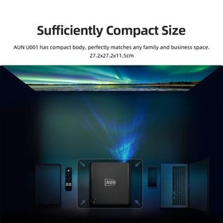 Máy chiếu thông minh AUN U001 Android 11.0 chính chủ - Hỗ trợ giải mã 4K (Netflix Bản Quyền)