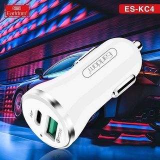 Tẩu Sạc Earldom KC4 (Hỗ Trợ Sạc Nhanh QC 3.0)