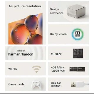 Máy chiếu Xgimi RS Pro 3 – Máy chiếu thông minh độ phân giải 4K, độ sáng cao, hỗ trợ Dolby Vision