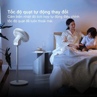 Quạt tích điện đối lưu Xiaomi Smartmi Gen 3 Pro Circulation Fan – Tích điện 24h, động cơ DC