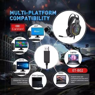 Tai Nghe Chụp Tai Gaming Earldom ET-B02