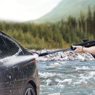 Máy phun tăng áp Baseus Dual Power Portable Electric Car Wash Spray Nozzle