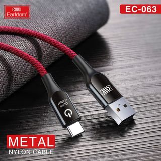 Cáp Sạc Dù Tự Ngắt Earldom EC-063i (IPhone)