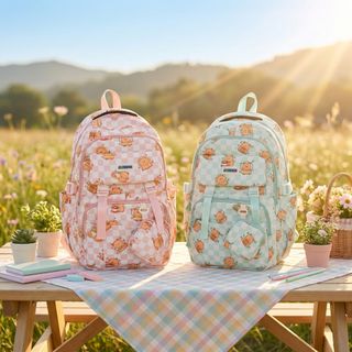 BALO ĐI HỌC CAPYBARA STAR KÈM VÍ – DỄ THƯƠNG CHO NỮ - PIPI STORE