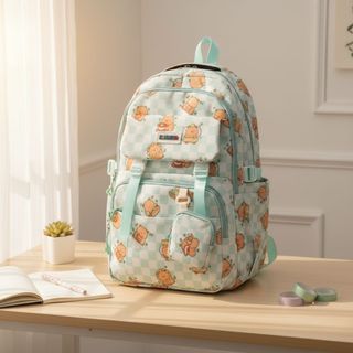 BALO ĐI HỌC CAPYBARA STAR KÈM VÍ – DỄ THƯƠNG CHO NỮ - PIPI STORE