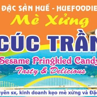 COMBO 10 GÓI ( GẦN 2 KG ) KẸO MÈ XỬNG DẺO HUẾ HIỆU CÚC TRẦN: DẺO, DAI, THƠM, BÙI BÉO ĂN LÀ GHIỀN - CTB835