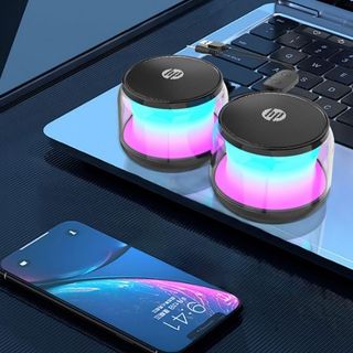 Bộ Loa Máy Tính Laptop HP DHS-5000C, Đèn RGB, Công Suất 6W