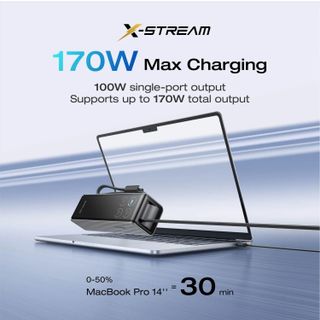 Pin dự phòng EcoFlow RAPID (25.000mAh, 170W, Cáp Built-In 100W) Quốc Tế