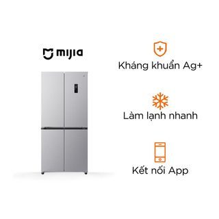 Tủ lạnh 4 cánh Xiaomi Mijia 501L BCD-501WMFSA Model 2025 – Màu bạc ánh kim cao cấp
