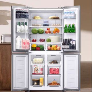 Tủ lạnh 4 cánh Xiaomi Mijia 501L BCD-501WMFSA Model 2025 – Màu bạc ánh kim cao cấp