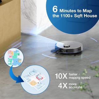 Robot hút bụi lau nhà Ecovacs Deebot X1 OMNI - Cũ Nội Địa