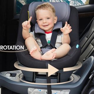 Ghế ô to trẻ em APRAMO METRO HUB (Anh Quốc) Xoay 360°, từ 0 đến 4 tuổi, khoá ISOFIX