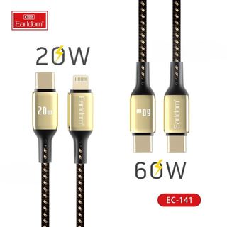 Cáp Sạc Bọc Dù PD 3M Earldom EC – 141