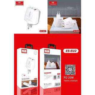 Bộ Sạc Nhanh PD 20W 2 cổng Earldom ES-EU2