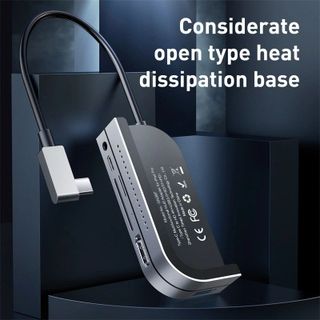 Hub chuyển 6 trong 1 Baseus Bend Angle No.7 dùng cho iPad Pro 2018 11/12.9