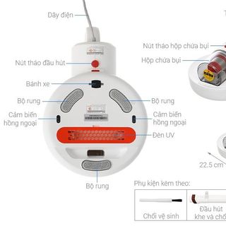 Máy hút bụi đệm giường Deerma CM1300