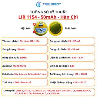 Pin thay thế cho tai nghe không dây (940 1040 1045 1054 1154 1240 1254)