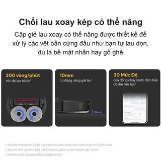 Robot hút bụi lau sàn Roborock Qrevo S - Hàng chính hãng