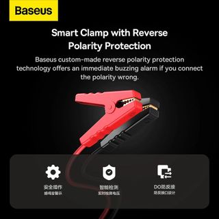 Bộ Kích Nguồn Baseus Super Energy Pro Black + Car Jump Starter 1600A