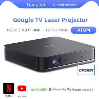 Dangbei Atom Laser ALPD– Máy Chiếu Thông Minh, Hệ Điều Hành Google TV Chính Chủ, Voice Tìm Kiếm Giọng Nói, Netflix Được Cấp Phép