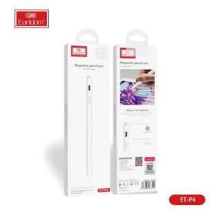 Bút Cảm Ứng Dành Riêng Cho iPad Earldom ET-P4 Hỗ Trợ Tì Tay, Nam Châm Hút