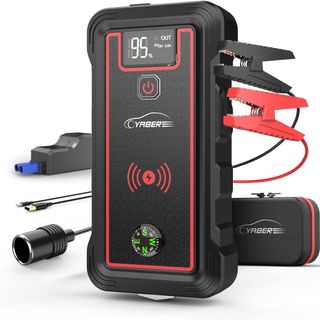 Bộ kích nổ ô tô kèm Sạc không dây YABER 3500A 23800mAh Bộ tăng áp tự động