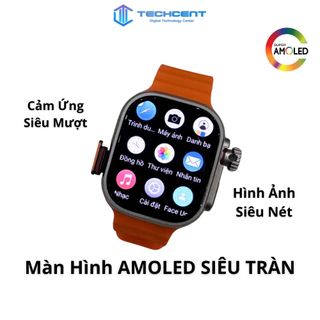 Đồng Hồ Thông Minh Android Lắp Sim 4G Pro Max Màn Hình AMOLED Siêu Tràn WIFI Tải APP Chơi Game