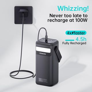 Trạm sạc mini - Sạc dự phòng ROMOSS PMT60 – 60.000mAh | 100W sạc nhanh 2 chiều