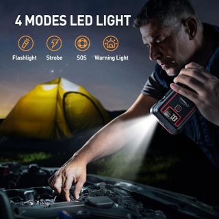 Bộ kích nổ ô tô kèm Sạc không dây YABER 3500A 23800mAh Bộ tăng áp tự động