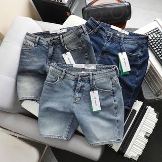Short jean nam slim fit, 8 màu theo hình từng mẩu , chuẩn form với ống quần ,Vải 9 phẩm dày dặn có thun co dãn