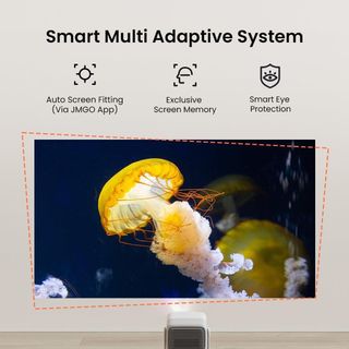 Jmgo N1s Quốc Tế – Máy Chiếu Thông Minh, Gimbal xoay 135 độ, Tích Hợp Hệ Điều Hành Google TV, Netflix Chính Chủ Tìm Kiếm Giọng Nói, Bảo Hành 12 Tháng