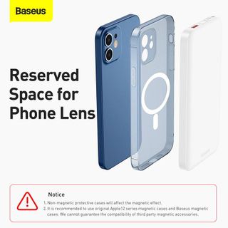 Pin Dự Phòng Sạc Nhanh Không Dây Baseus Magnetic Wireless Fast charging Power bank 10000mAh 20W