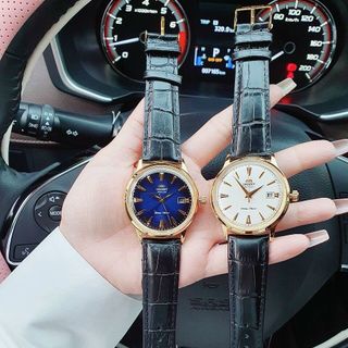 SĂN SALE ĐỒNG HỒ CƠ NAM CAO CẤP OGIENT DÂY DA ĐEN