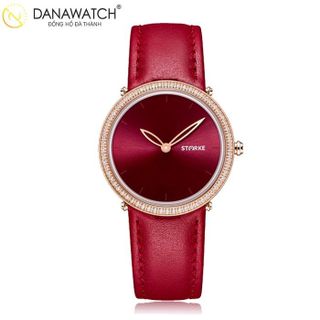 XẢ KHO SỐC ĐỒNG HỒ NỮ CHÍNH HÃNG STARKE DÂY DA NHIỀU MÀU ĐẦY ĐỦ HỘP TÚI