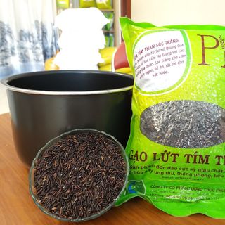 Gạo Lứt Tím Than Sóc Trăng - Túi 2kg