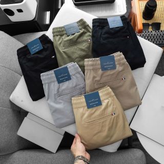Short KHAKI. Chất khaki chính phẩm dày dặn xịn sò mặc vải đanh mịn, chất thun co giản nhẹ fom slim
