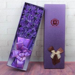 HỘP HOA SÁP 18 BÔNG BÓ SẴN LÀM QUÀ VALENTINE